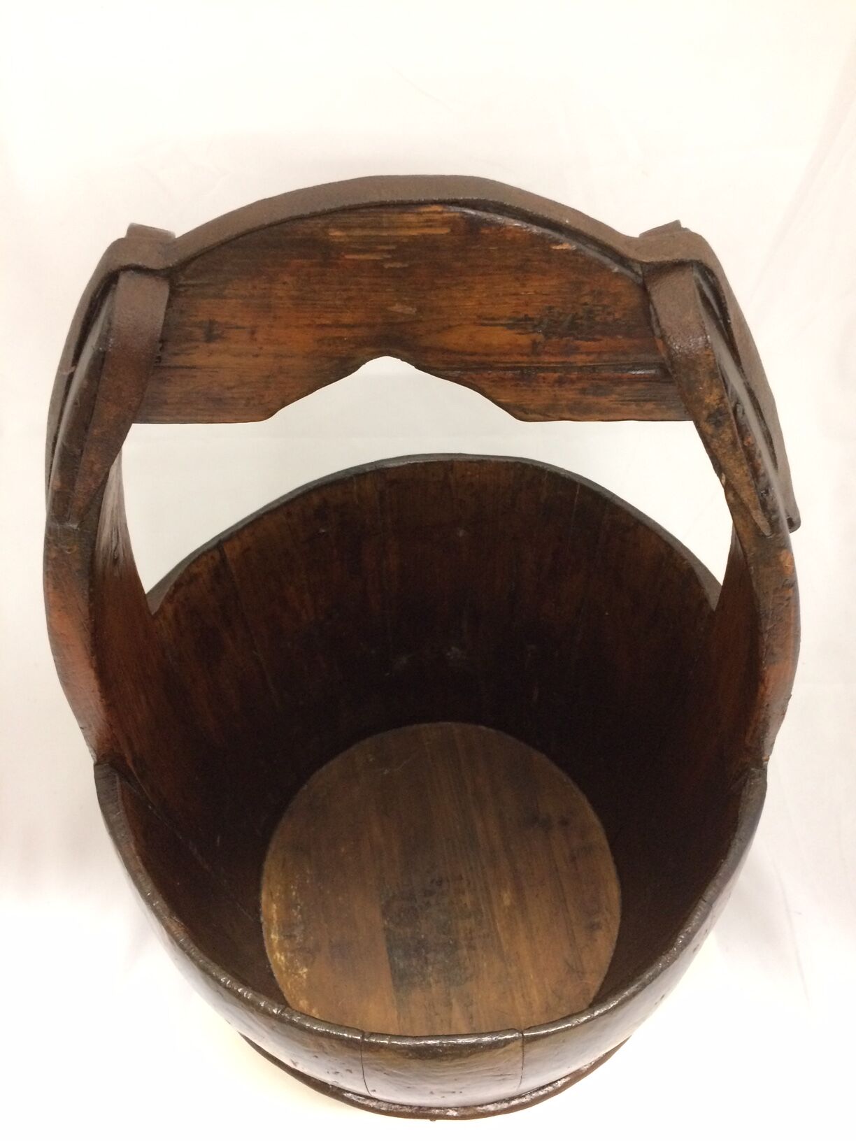Old Chinese wooden bucket
