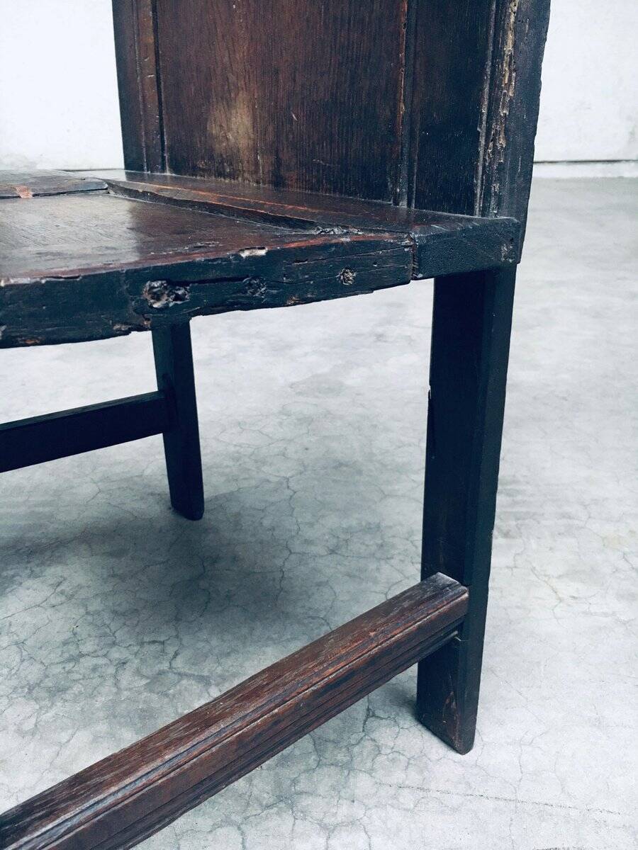 19th Century Primitive Folk Art Armchair