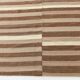 10x13 Dark Brown & Beige Vintage Kilim Rug, 311x394Cm