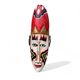 Traditional Javanese mask 30cm Java Indonesia made and painted old vintage hand
