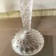Pair of molded glass candlesticks
