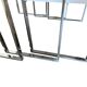 Set of 3 vintage nesting tables / chrome/marble side tables.