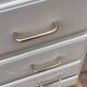 Commode vintage restaurée beige