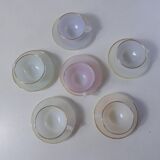 6 cups arcopal pastel iridescent harlequin