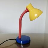 Memphis style lamp, 80s primary colors