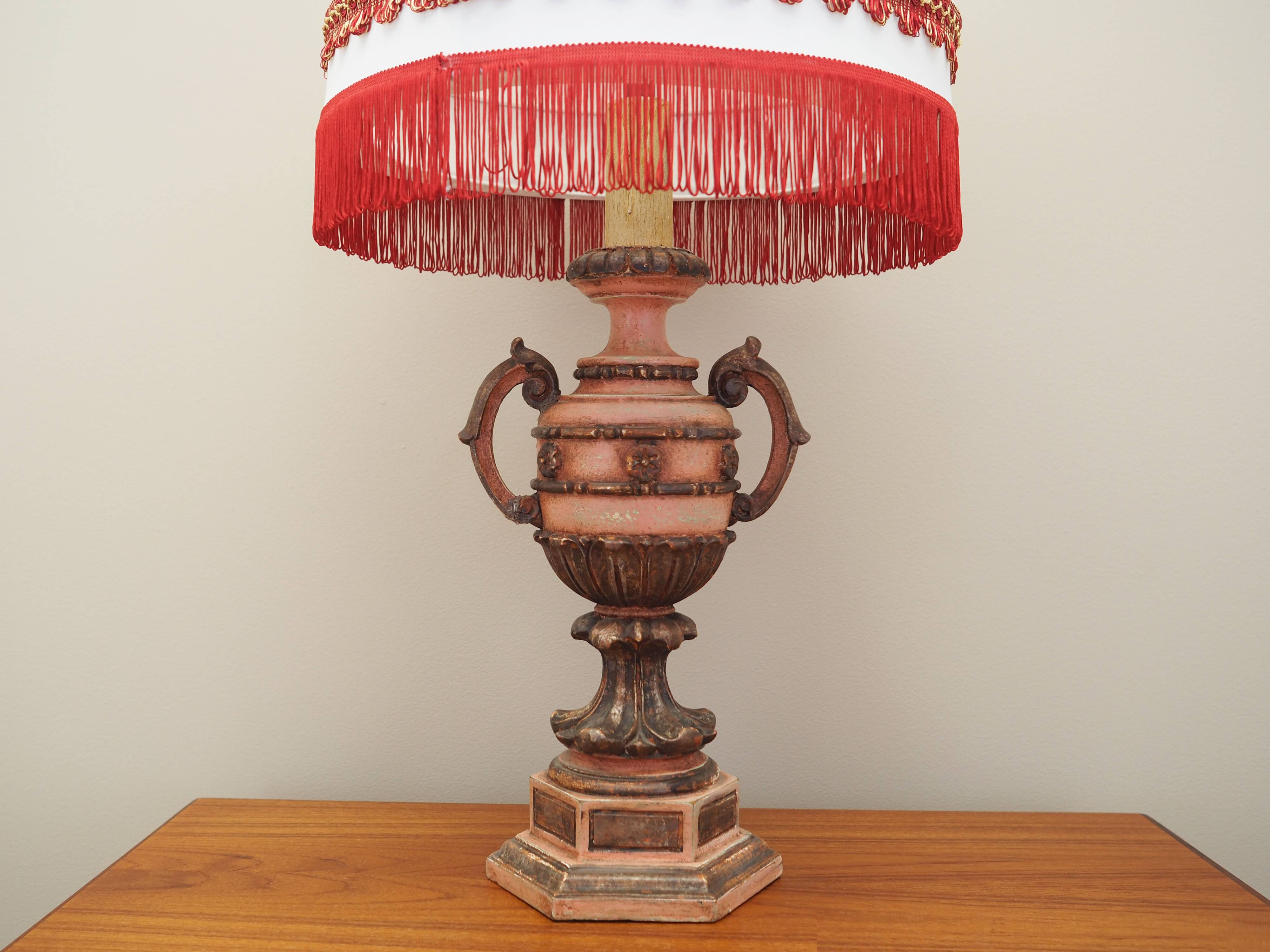 Ceramic lamp, Danish design, 1970s, production: Denmark