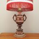 Ceramic lamp, Danish design, 1970s, production: Denmark