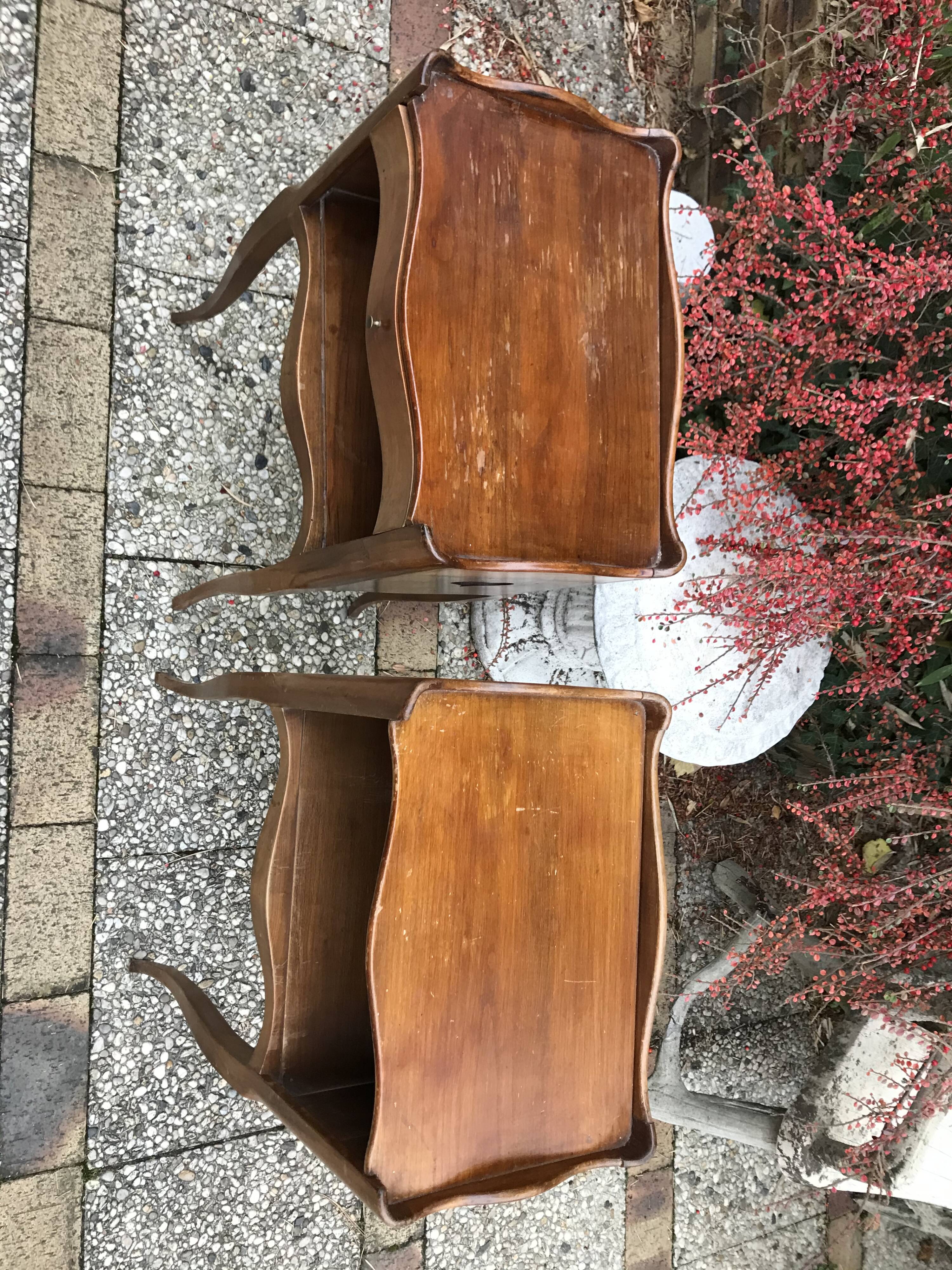 Pair of Louis XV-style bedsides