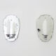Pair of antique Venetian mirrored wall sconces