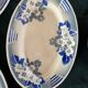 Lot 6 flat plates, 1 dish, 1 Ceranord Saint Amand Vintage 1950s dish
