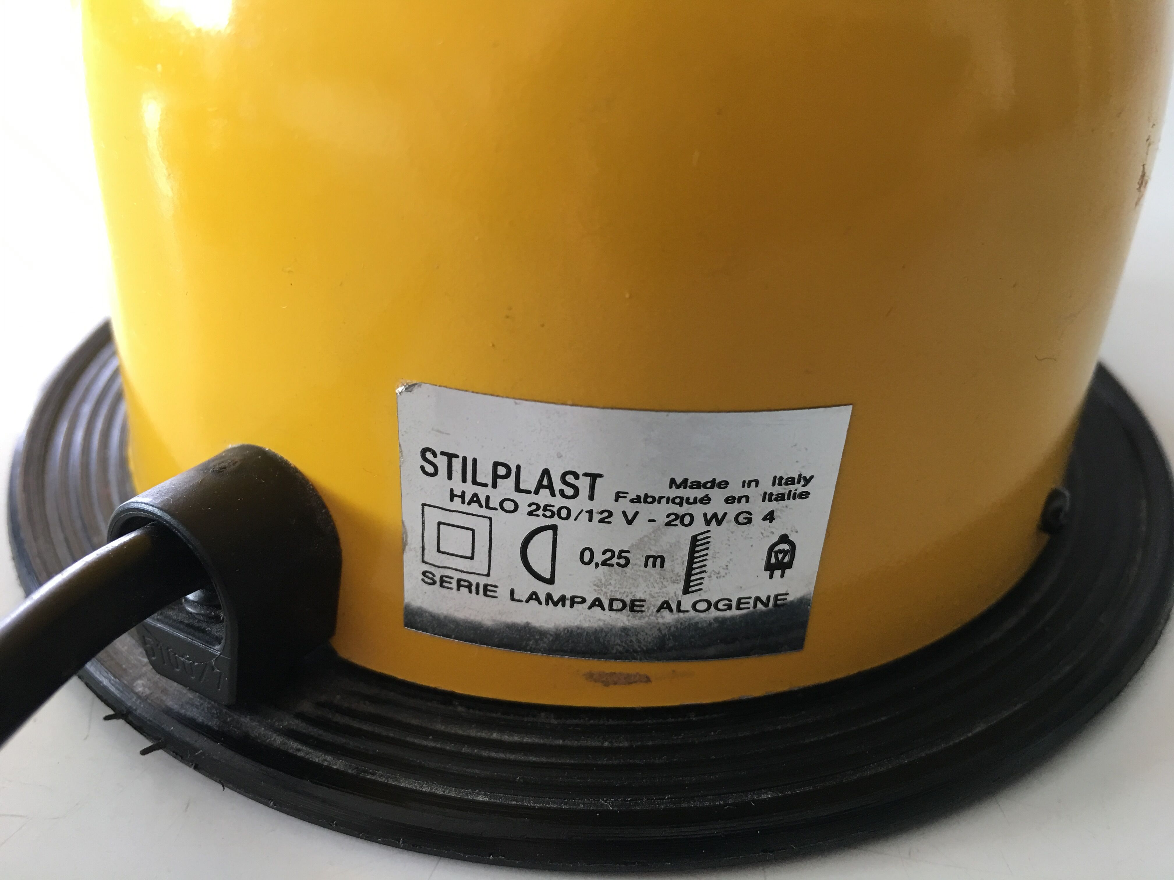 Lamp 70s stilplast