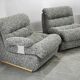 1970s Czechoslovak Space Age Four-Piece Sculptural Modular Sofa