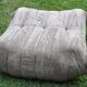 Pouf Togo by Michel Ducaroy for Ligne Roset velvet taupe