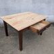 Low farmhouse table