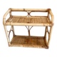 Vintage rattan shelf