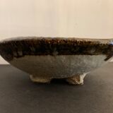 Glazed ceramic plate or cut