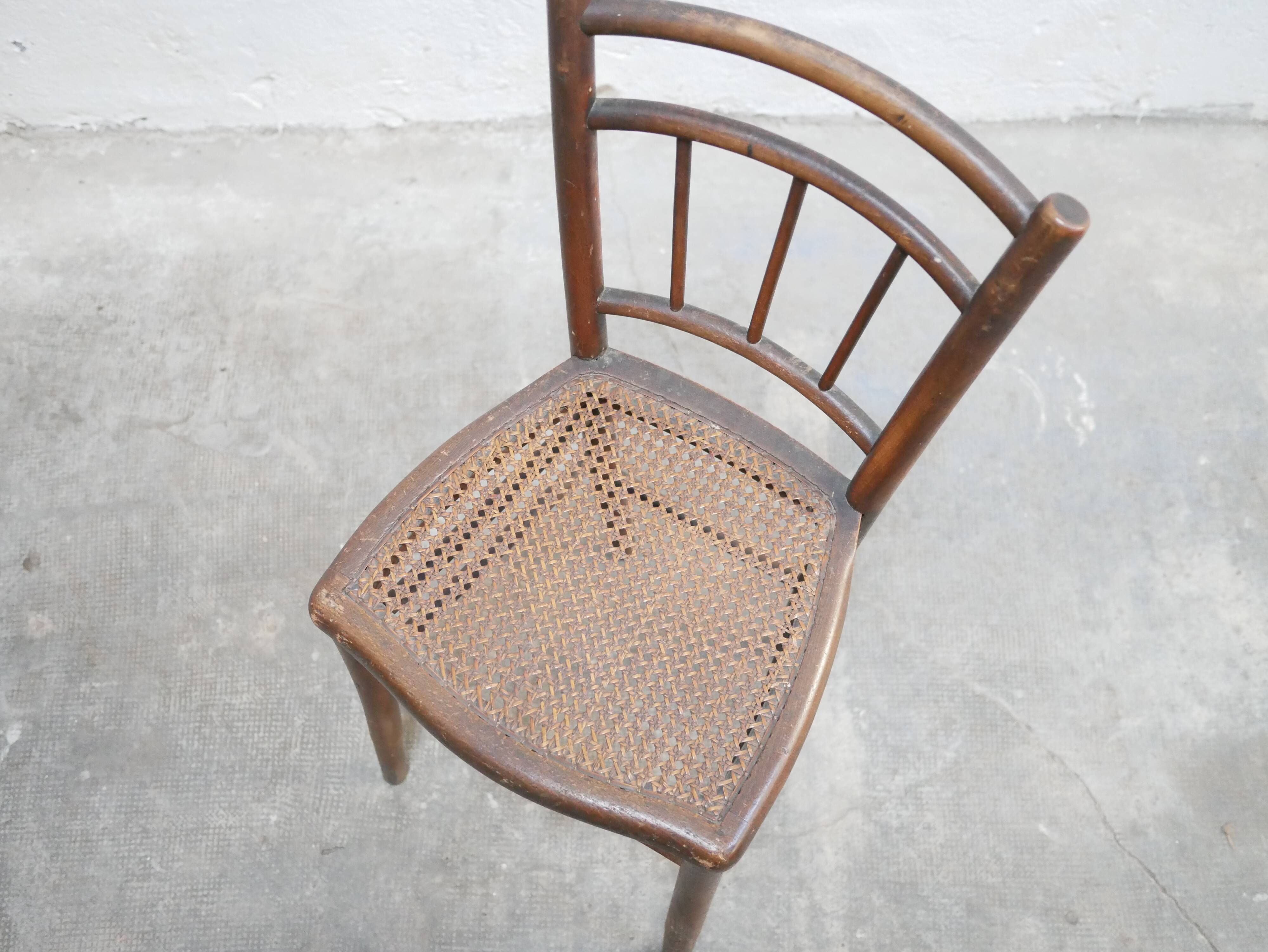 Chaise bistrot vintage cannée