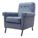 Blue armchair, Italian design, 1970s, production: Italy