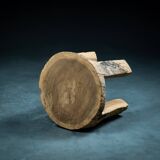 Raw wood stool