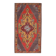 1970s Vintage Turkish Hand-Knotted Wool Cotton Red Runner Rug 145x278
