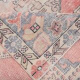 4x7 Pale Red & Beige Rustic Vintage Rug, 129x217Cm