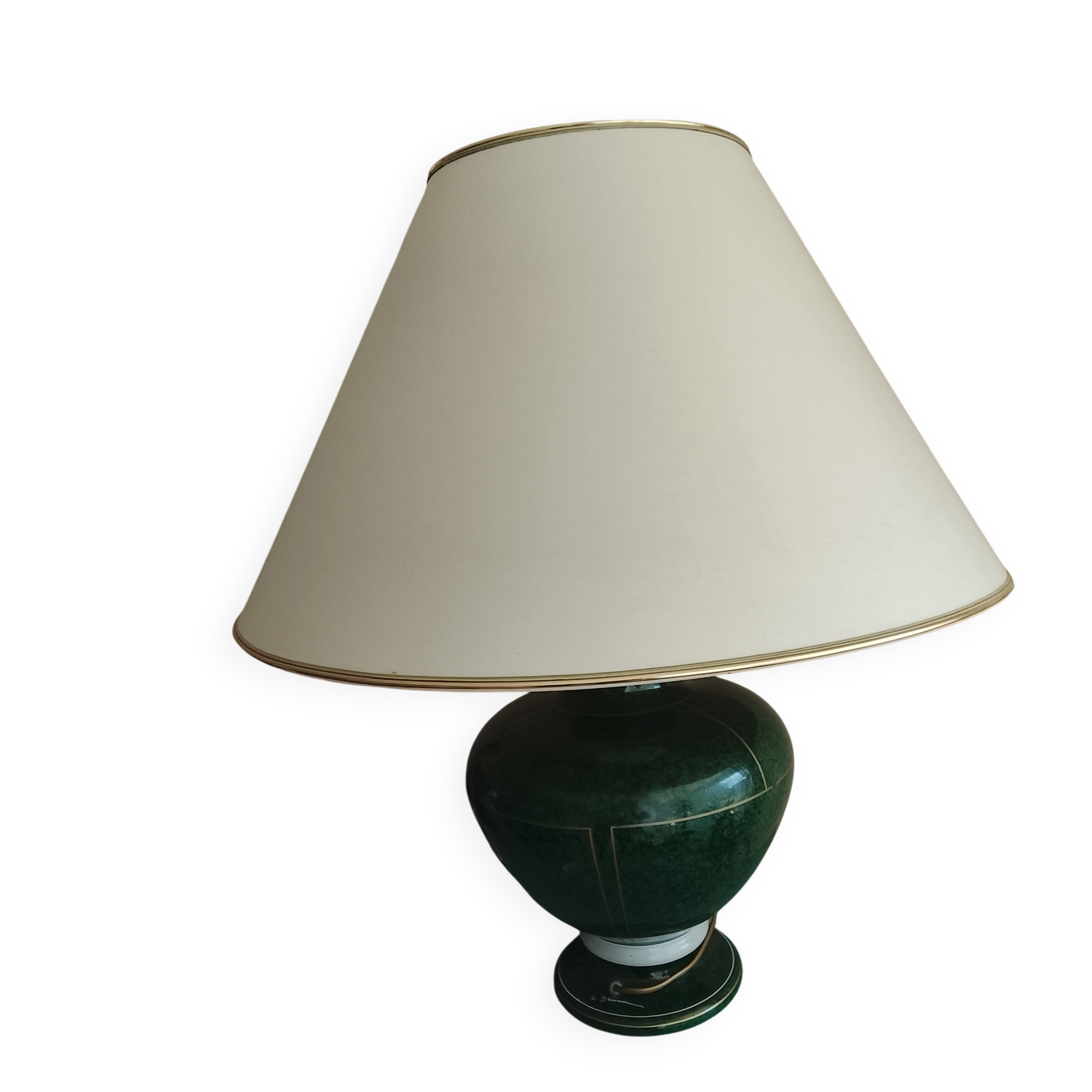 Signed table lamp