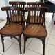 Set of 4 vintage bistro chairs from the 1960s.