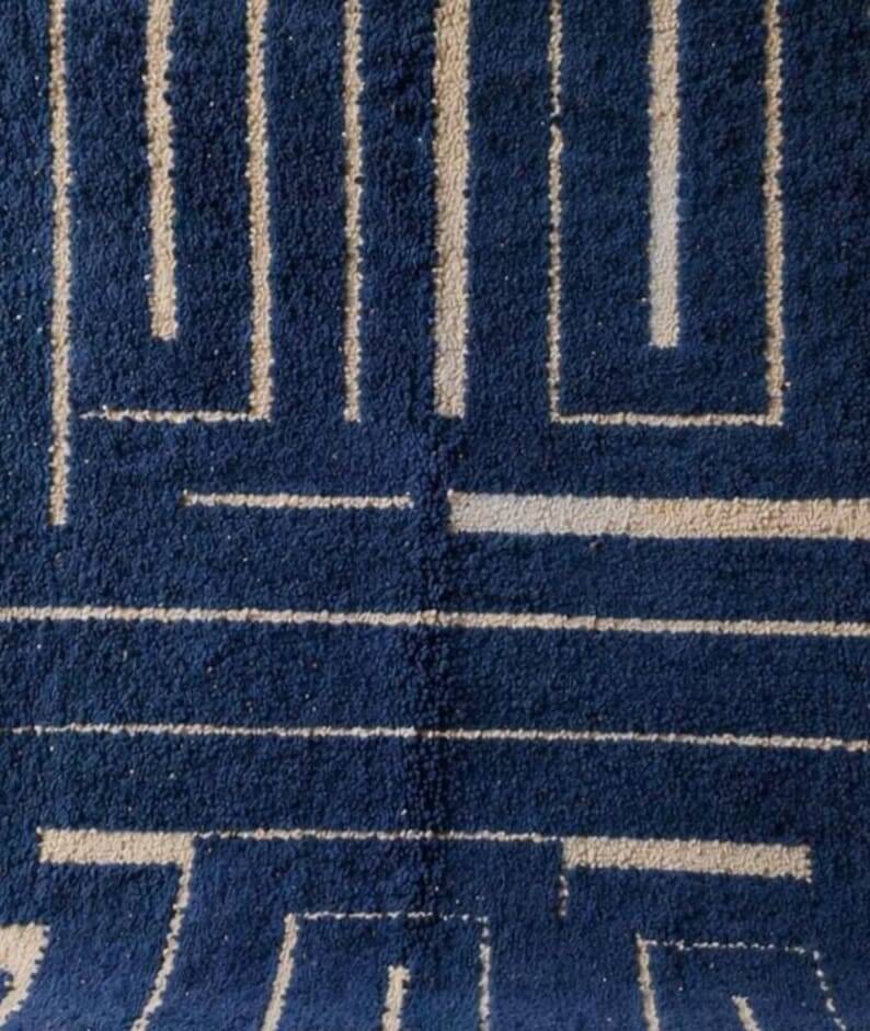 Custom-made traditional pure wool carpet, handmade, 1.5/2.5 m.
