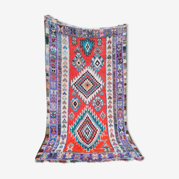 Vintage Moroccan Handmade rug 196x120cm