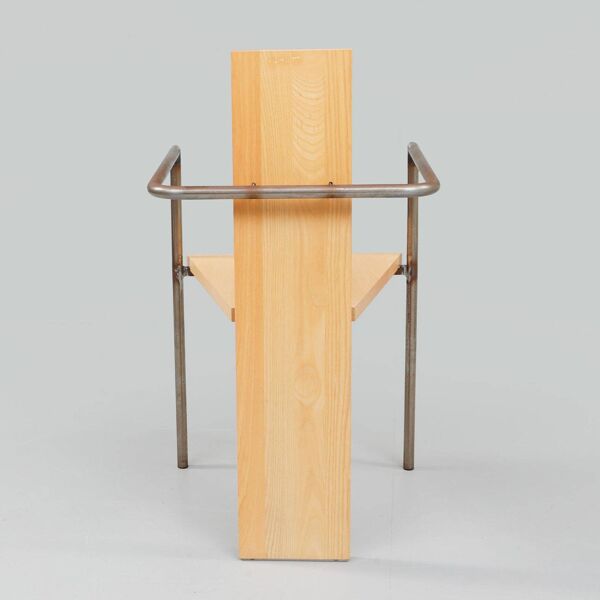 Chaise en bois et béton Jonas Bohlin, Suède, 1981