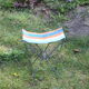 Nomad folding camping stools, France 1950s, set of three.