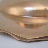 Empty octagonal pocket solid brass design 80s
