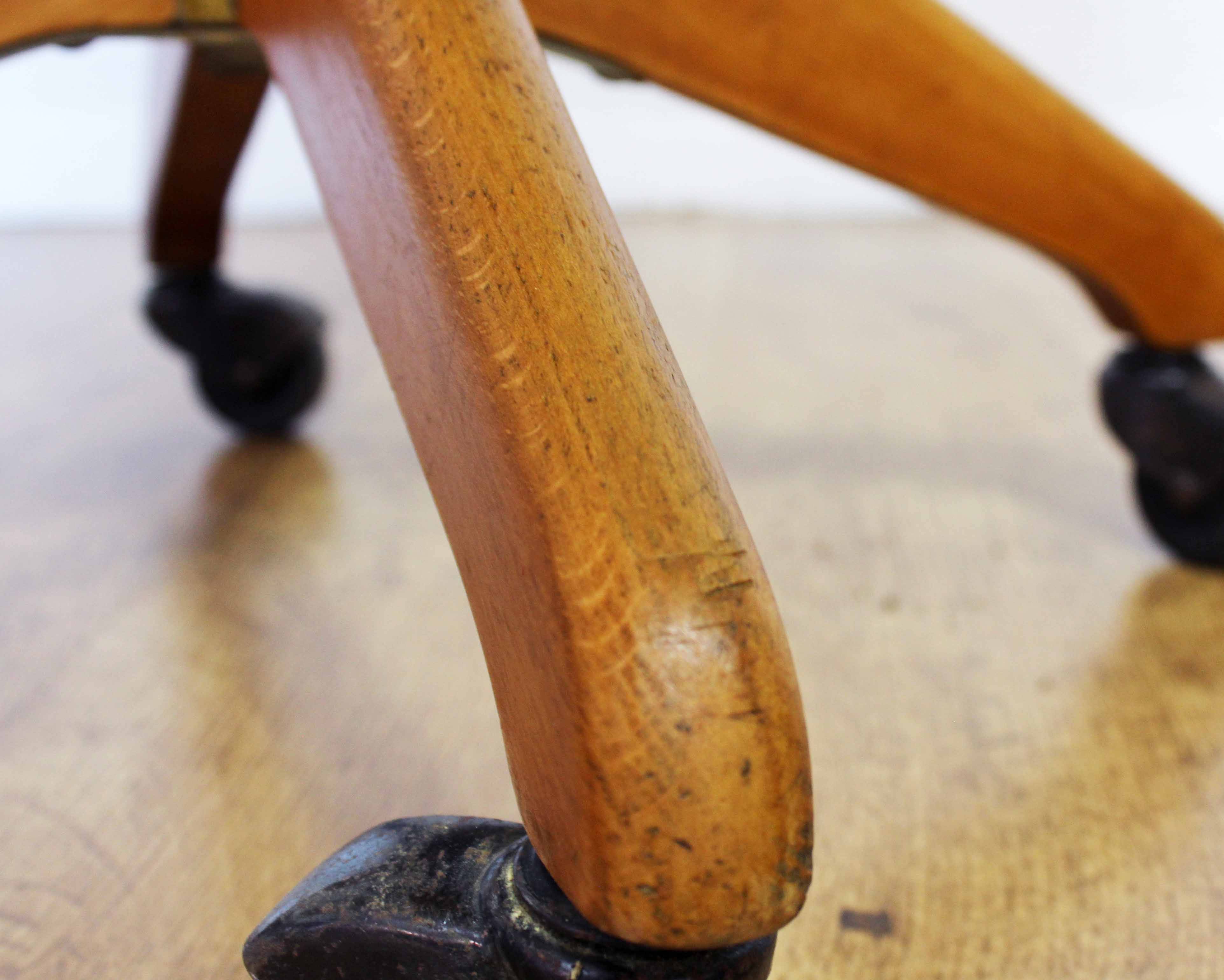 Stoll Giroflex wooden office chair