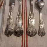 Antique flatware set for 51 place settings