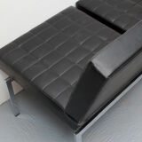 1960s 2-seater sofa in synthetic leather