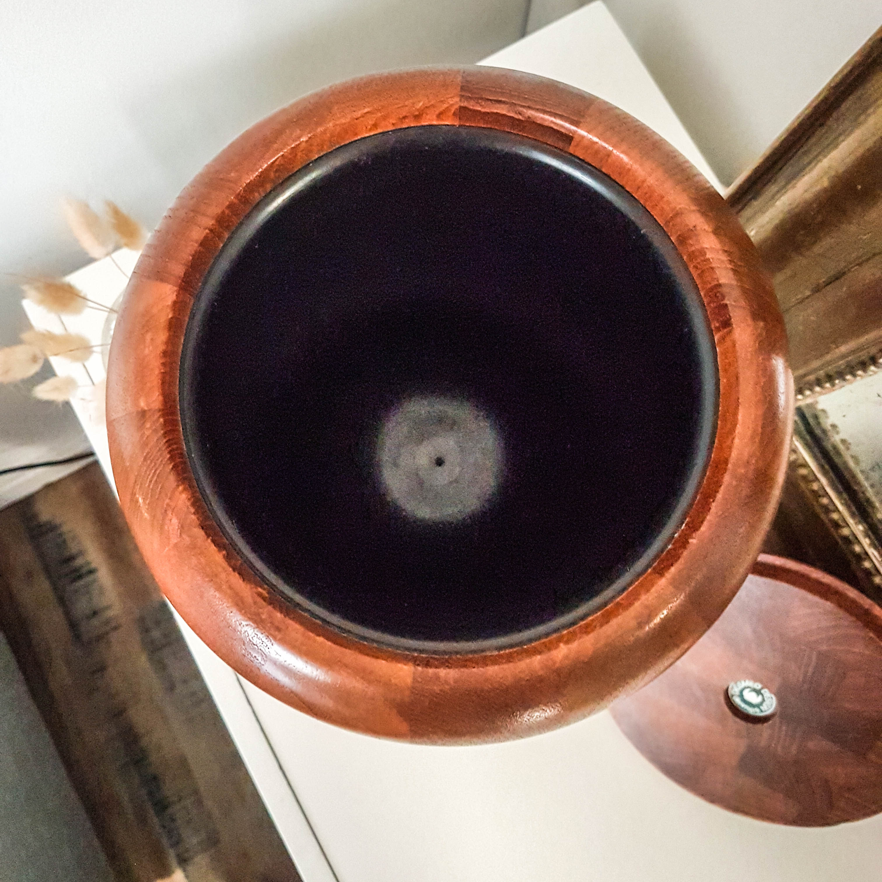 Danish Scandinavian ice bucket in Digsmed teak