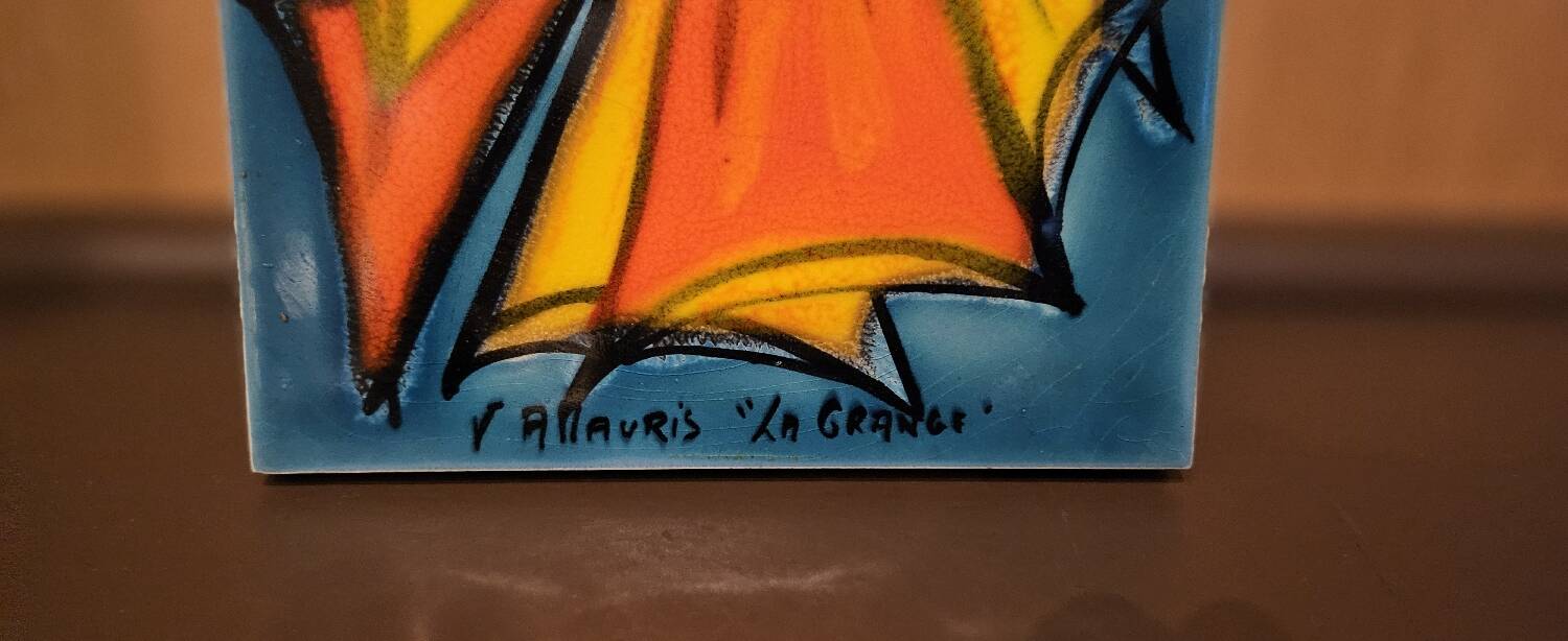 Carreaux clown vallauris