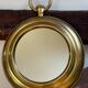 Large brass mirror in the style of Piero Fornasetti, 60 Italy.