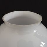 French Vintage White Opaque Glass Medium Replacement Glass Globe Shade 205