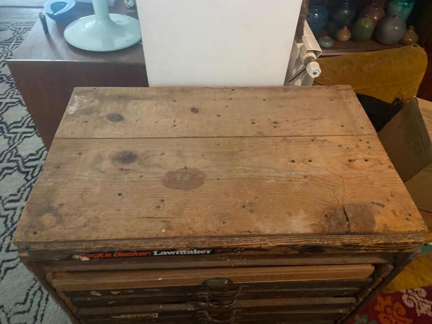 Old printing furniture