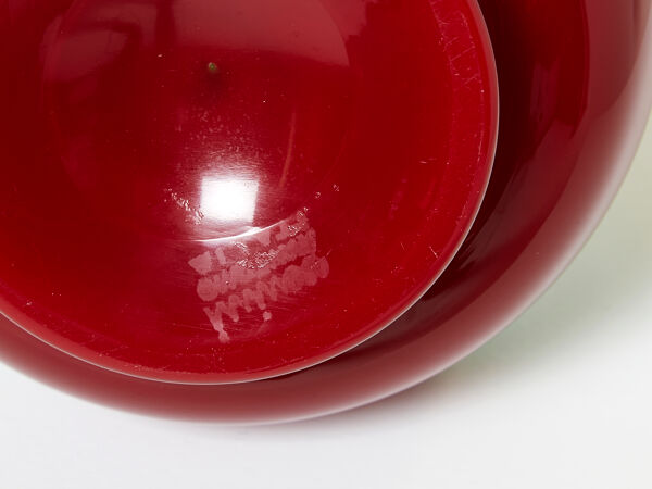 Bouteille verre Murano de Gio Ponti pour Venini Marandiana 1960