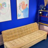 Vintage sofa from the 70s in corduroy