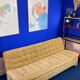 Vintage sofa from the 70s in corduroy