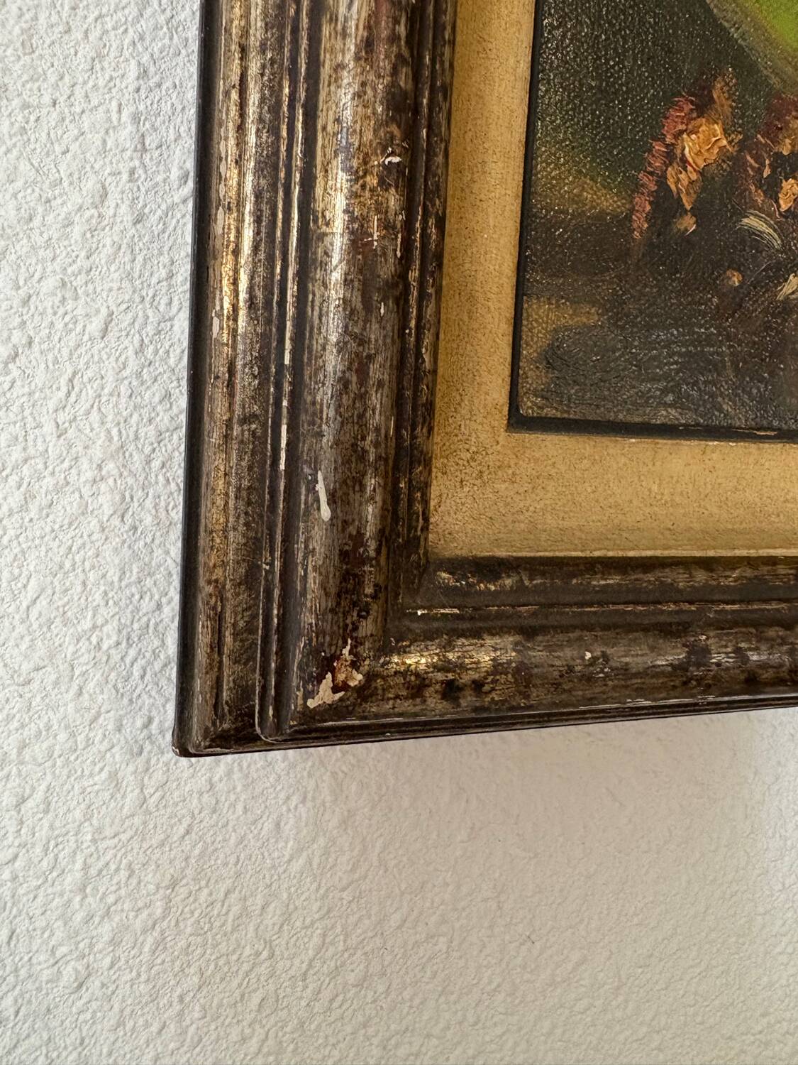 Oil on canvas painting C. Van Roose, still life