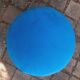 Pair of stools, blue ball ottoman from the 80s.