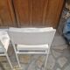 Vintage faux leather chairs