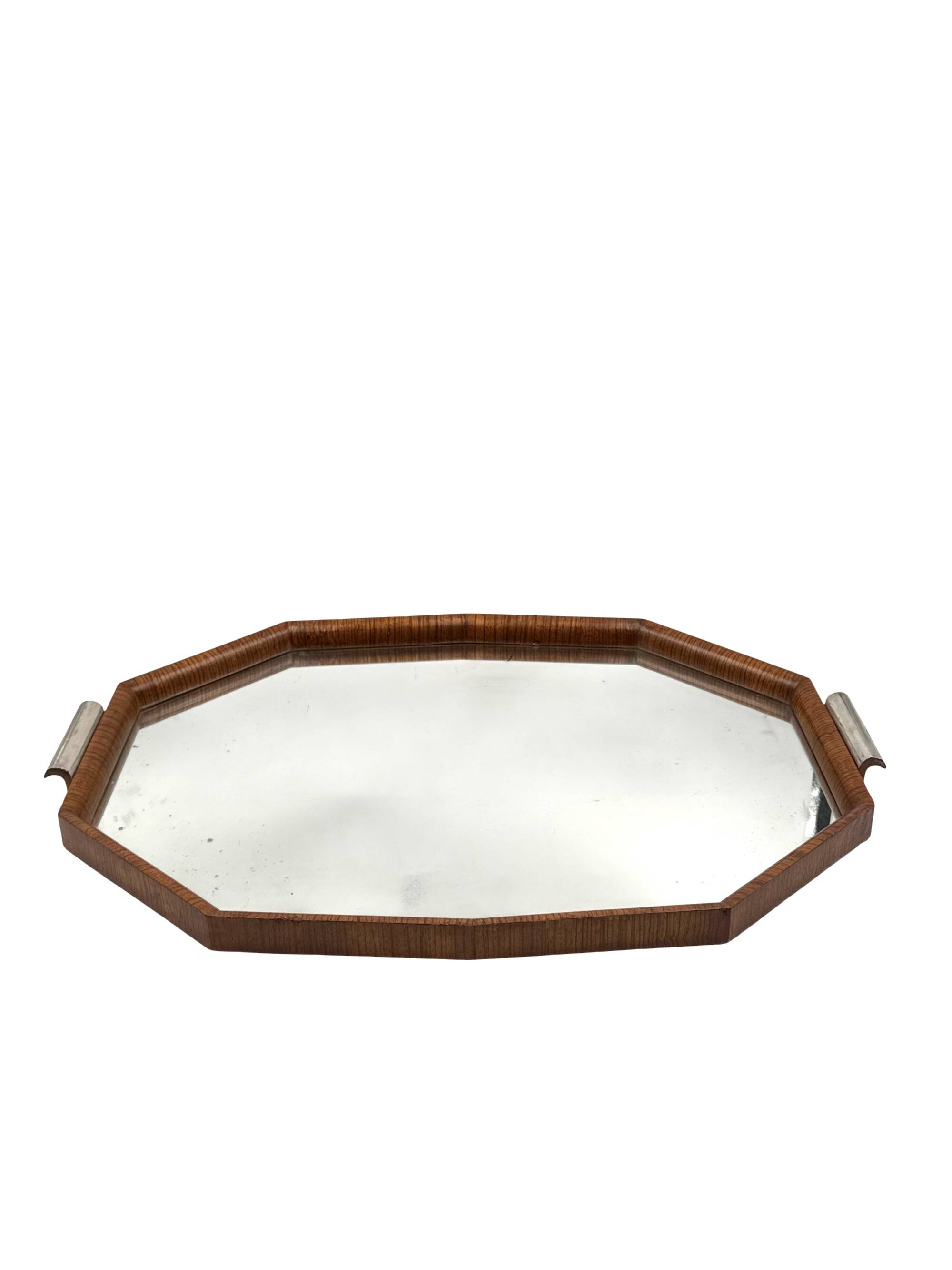 Great modern mirror tray, Brazil 1960s