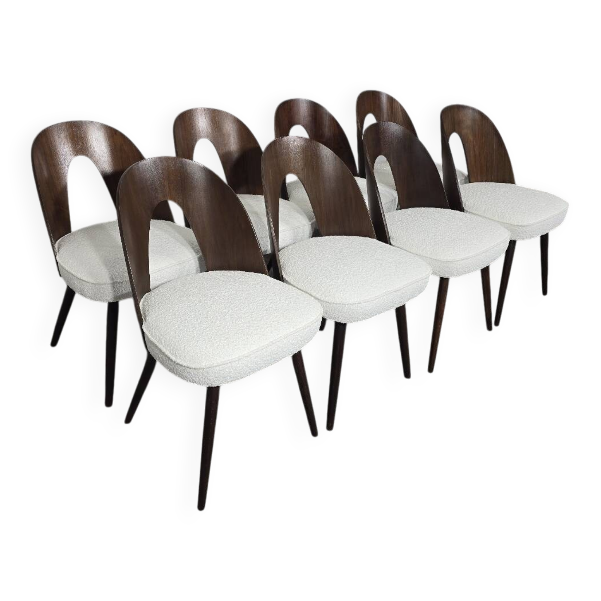 Dining Chairs by Antonin Suman, 1960s, Set of 8