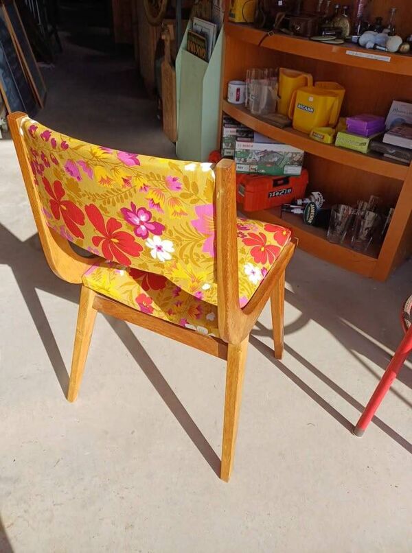 Chaise vintage 60s relookée