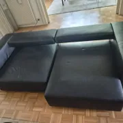 B&B Italia - Andy '13 - Paolo Piva - Sofa design in black natural leather
